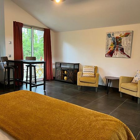Le Mazet, Studio Avec Terrasse Et Acces Piscine Saint Alban Auriolles エクステリア 写真